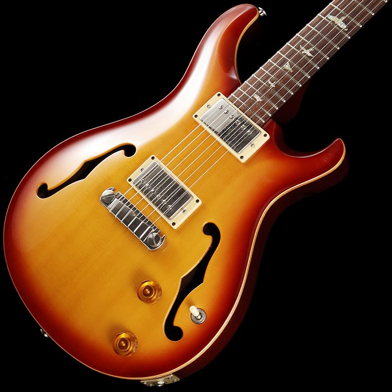 P.R.S. McCarty Hollowbody Spruce Birds Inlay (Cherry Sunburst)の画像